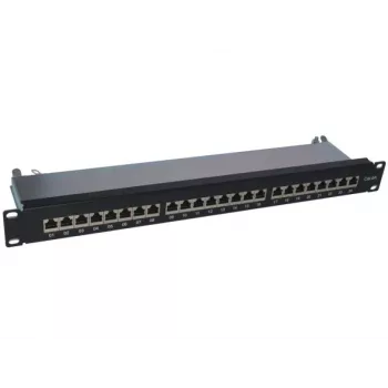 Pataisų skydas Alantec PK040 1U, 24 prievadai, 10GBase-T, RJ45, Cat6a, juodas
