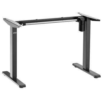Ergo Office Vieno Variklio Elektrinis Stalas, Reguliuojamo Aukščio, Stovimai Pozicijai, max. 80kg, max. aukštis 1160mm, ER-443