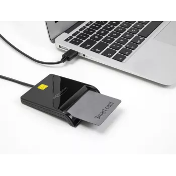 DeLOCK 91724 Juodas USB Type-A kortelių skaitytuvas