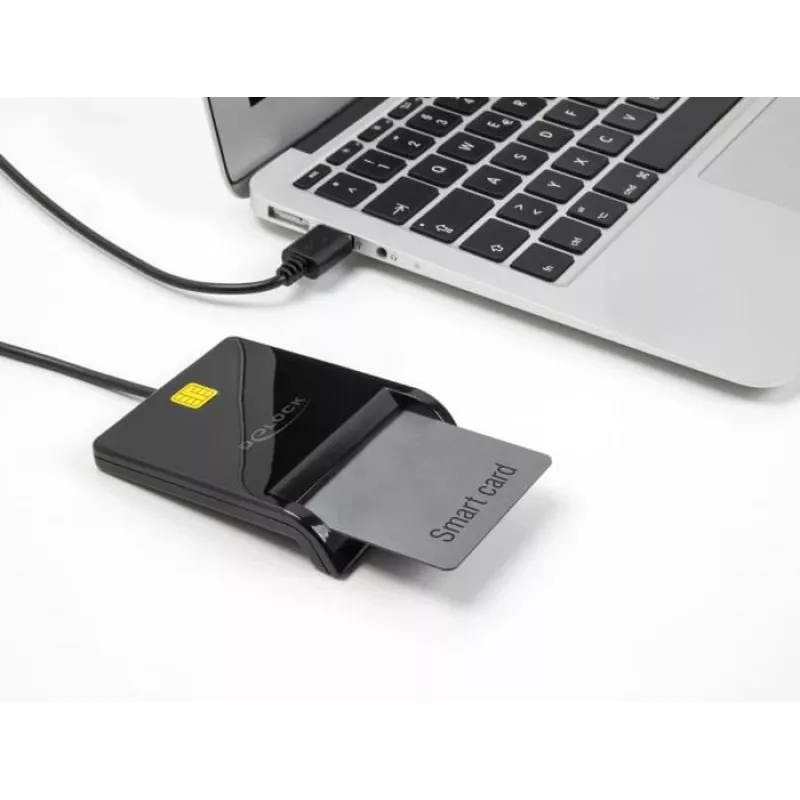 DeLOCK 91724 Juodas USB Type-A kortelių skaitytuvas