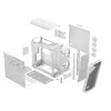 PC korpusas Fractal Design Torrent White – ATX, EATX, microATX, ITX, 2×180 mm priekiniai ventiliatoriai
