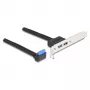 DeLOCK 83015 vidinis USB 3.2 Gen 1 adapteris, juodas, 5 Gbit/s