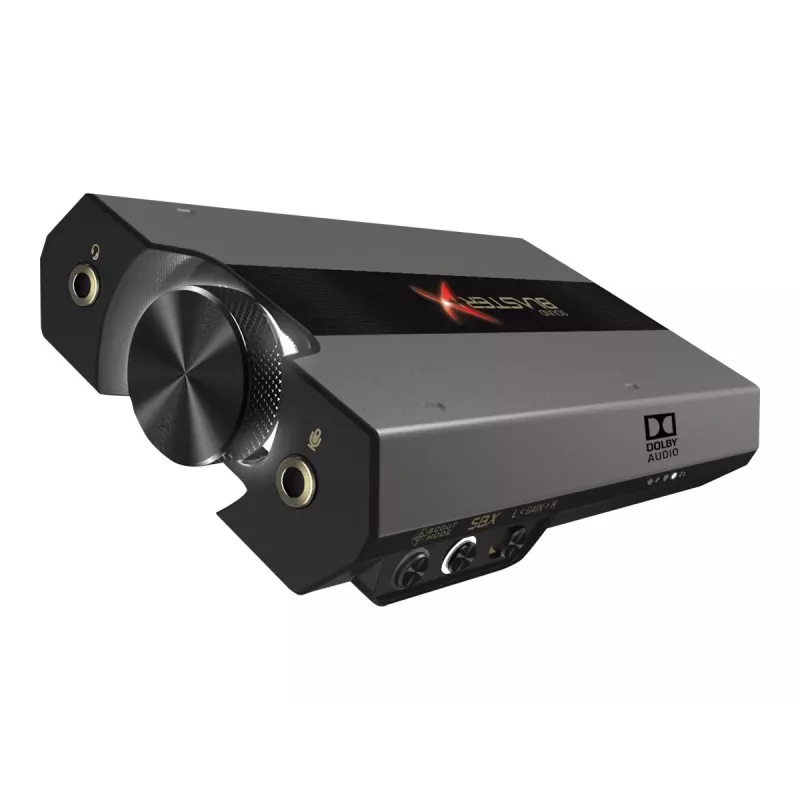 Creative Sound BlasterX G6 - išorinis USB DAC ir stiprintuvas