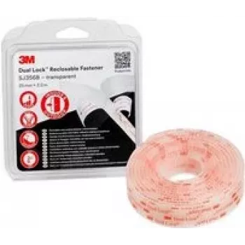 3M SJ3560/IPS kabliuko ir kilpelės užsegimas, polipropilenas, skaidrus, 1 vnt.