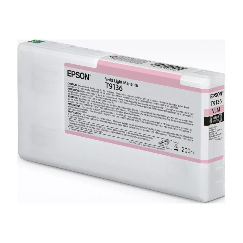Originalus Epson rašalo kasetė T91360N Vivid Light Magenta, skirta suderinamiems Epson spausdintuvams