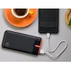 PowerBank EnerGo 10000mAh juodai-oranžinis