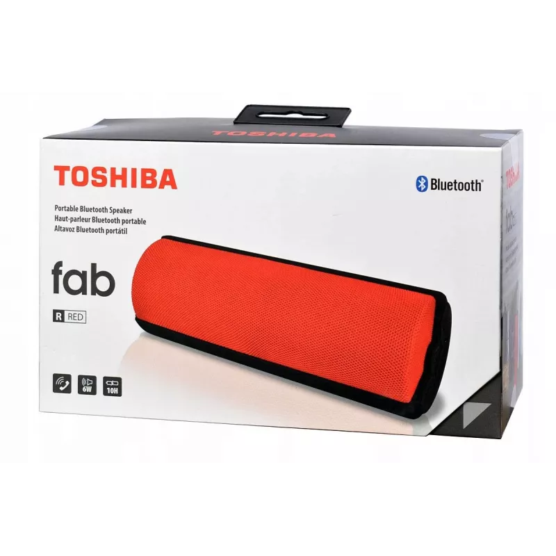 Nešiojamas garsiakalbis Toshiba Fab TY-WSP70, raudonas