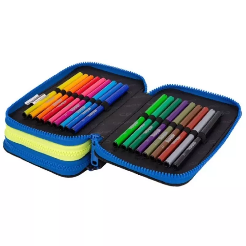 Pieštukinė CoolPack Jumper 3 ATLANTIS F067828 – trijų skyrių mokyklinė pieštukinė
