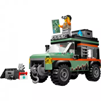 LEGO City visureigis 4x4 statybos rinkinys 60447 — 221 detalė, 1 minifigūrėlė, nuo 6 metų