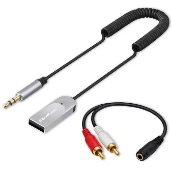 Belaidis garso imtuvas QOLTEC HiFi BT6.0 2xRC – Bluetooth adapteris garsiakalbiams ir automobilio radijui