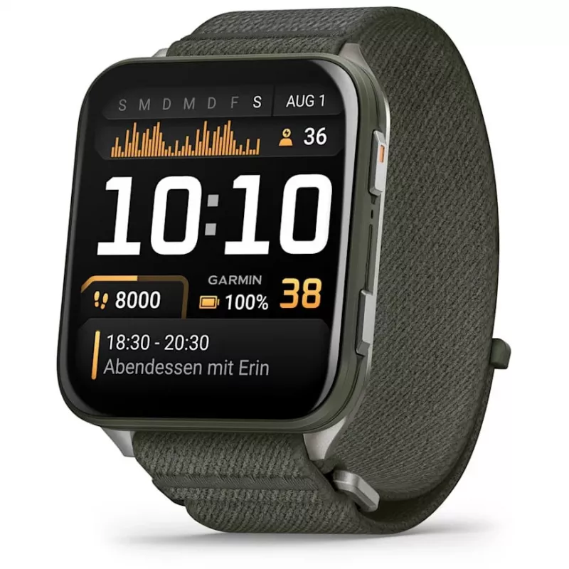 Garmin Venu X1 išmanusis laikrodis 5,08 cm (2 inch) AMOLED, pilkas, su GPS
