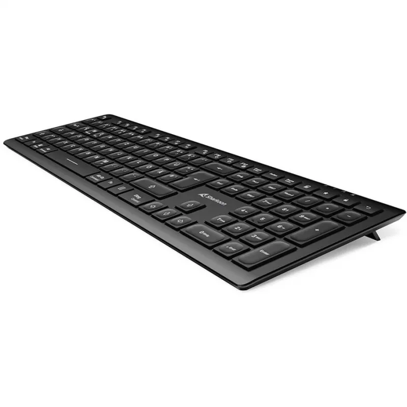 Sharkoon OfficePal K30W juoda DE išdėstymo guminių kupolų klaviatūra