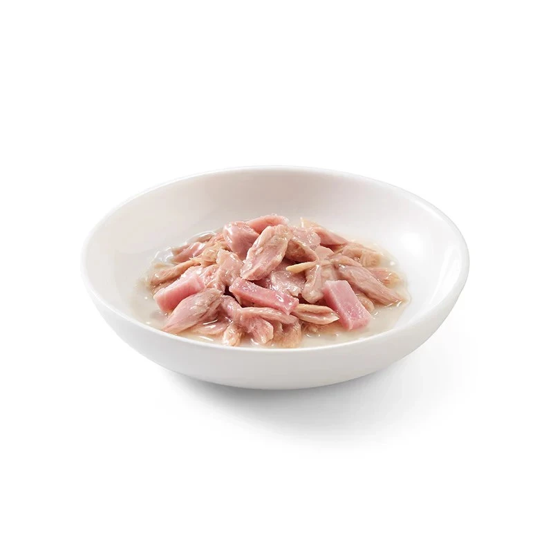 SCHESIR Tunas su kumpiu sultinyje - šlapias kačių ėdalas - 140g