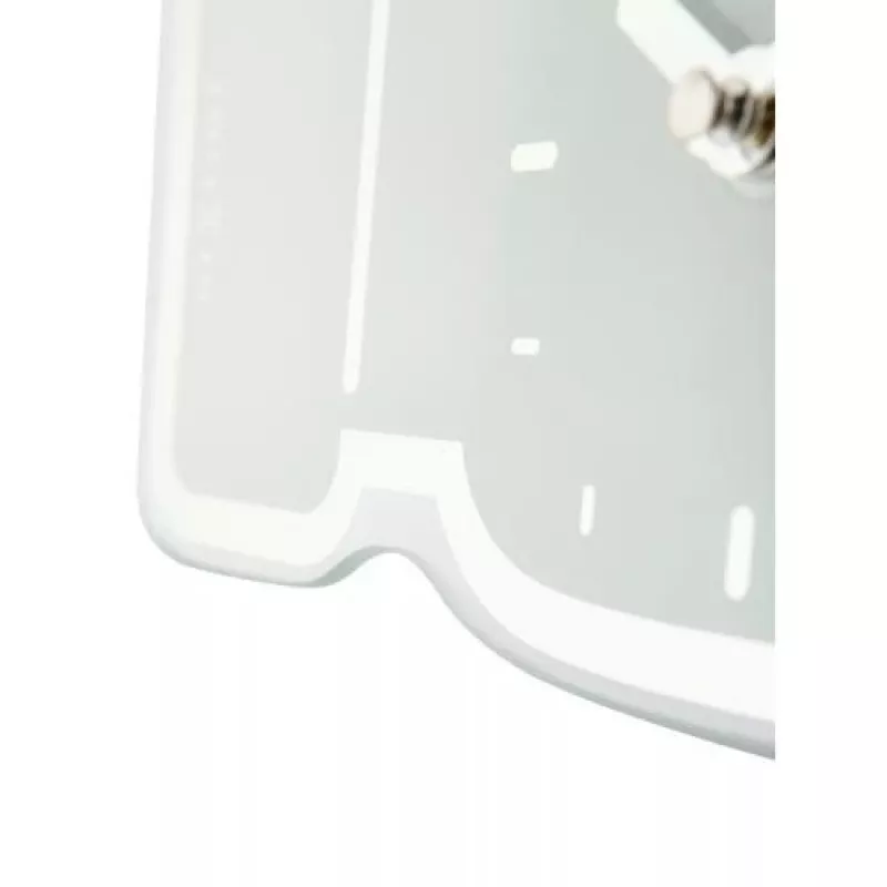 NeXtime klok 5185wi Mini Thumbs Up, 20.5x21 cm, sieninis, baltas/sidabrinis