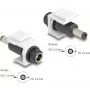 DeLOCK Keystone modulis DC 5,5 x 2,5 mm moteriškas–vyriškas baltas