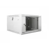 Lanberg sieninis montažinis spintos stovas 19'' 6U 600x600mm pilkas (stiklinės durys)