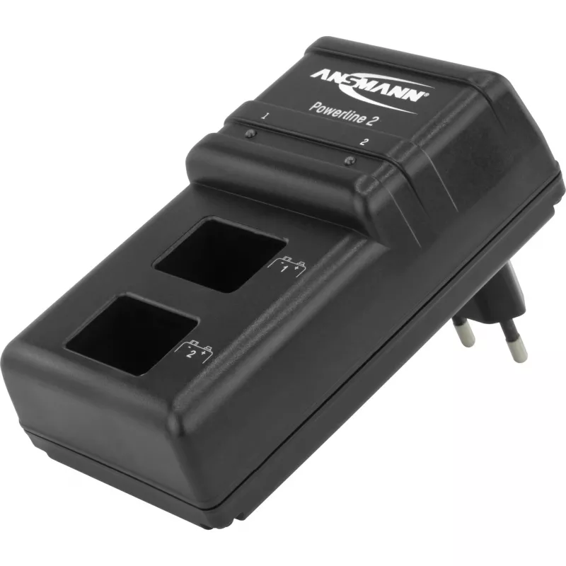 ANSMANN POWERline 2 – Įkroviklis baterijoms – 2x9V (5107043)