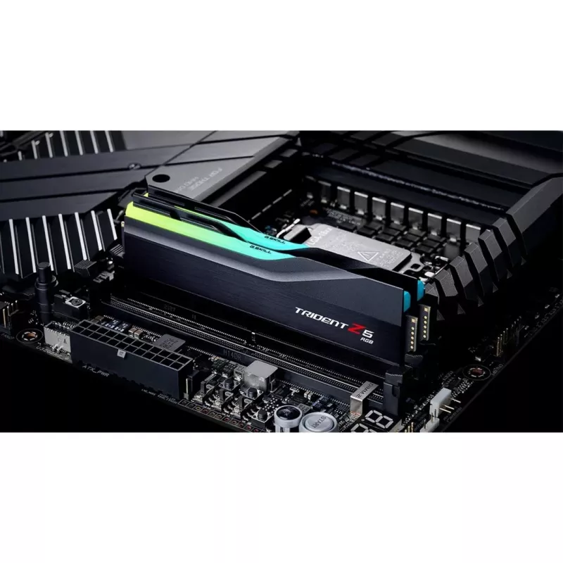 G.Skill Trident Z5 RGB XMP 32GB (2x16GB) DDR5 PC5-57600C34 7200MHz dviejų kanalų rinkinys - sidabrinis