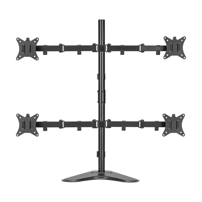 Sieninis laikiklis SBOX LCD-F048-2 4 monitoriams 17–32 colių, VESA 100×100