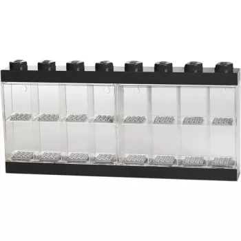 Room Copenhagen 4066 Juodos Skaidrios ABS Polistirolo Dėžutė LEGO Minifigūrėlėms 382x184x47 mm