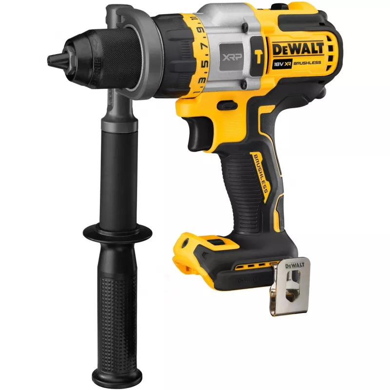 DeWALT DCD999NT-XJ gręžtuvas 2250 RPM 1.61 kg Juoda, Sidabrinė, Geltona