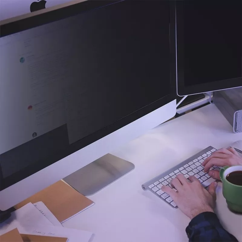 Qoltec GDPR privatumo filtras 23 colių | 16:9 | Akių apsauga | Panoraminis