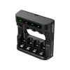 Baterijų įkroviklis XTAR 4 lizdams AA/AAA (Li‑jon, NiMH) USB‑C, LED indikatoriai, juodas