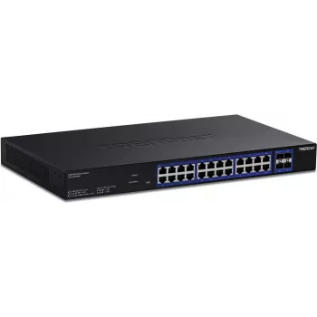 TRENDnet TEG-3284WS v1.0R – tinklo jungiklis (24 prievadai, 2 SFP)