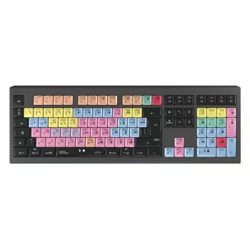 Logickeyboard ASTRA 2 USB QWERTY klaviatūra juoda, 104 klavišai