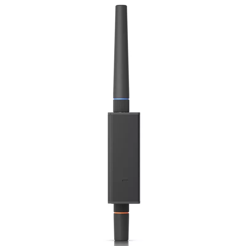 Maršrutizatorius su koriniu ryšiu Ubiquiti UMR-Ultra — 4G LTE, NanoSIM, 2,4 GHz Wi‑Fi (802.11g), 2x RJ‑45, 3 išorinės SMA antenos, 5–30 V DC