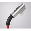 USB į Lightning laidas Aukey CB-AL01 Raudonas – Nailono pintas laidas Apple įrenginiams