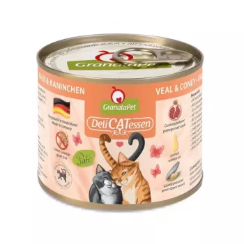 GRANATAPET DeliCATessen veršiena ir triušis – šlapias kačių ėdalas – 200g
