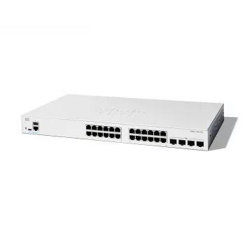 Valdomas tinklo jungiklis Cisco Catalyst 1300-24T-4X, 24 prievadai GE, 4x10GE SFP+
