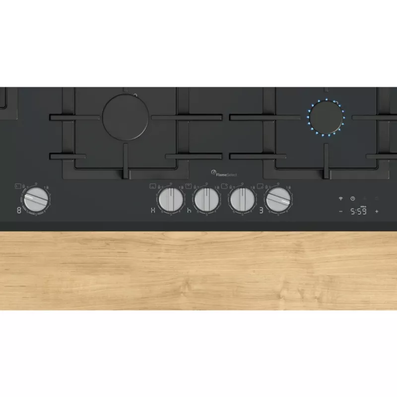 Bosch Serie 8 PRS9A6H40 dujinė kaitlentė juoda įmontuojama 90 cm 5 zonų