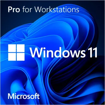 Windows 11 Pro for Workstations, operacinė sistema 64 bit, vokiška, DVD-ROM