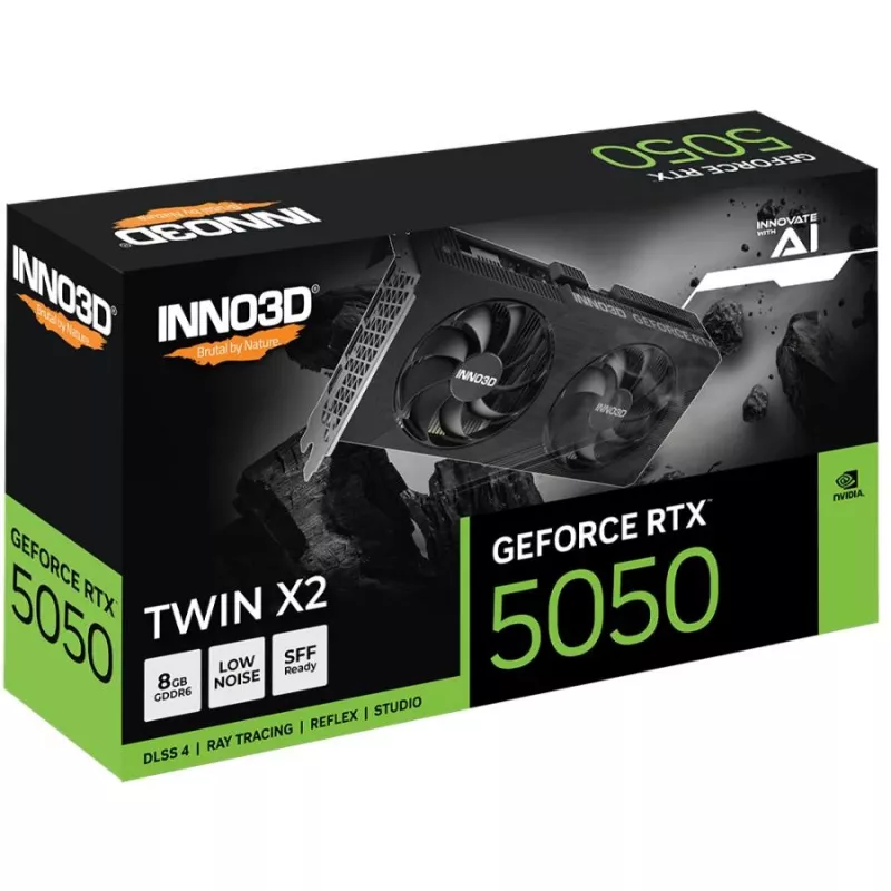 INNO3D GeForce RTX 5050 TWIN X2 8GB GDDR6 vaizdo plokštė