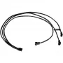 Alphacool 18681 Y skirstiklis 4 kontaktų į 3x 4 kontaktų PWM, 60 cm, juodas