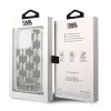 Karl Lagerfeld KLHCP14XLMNMS iPhone 14 Pro Max 6,7″ kietas dėklas sidabrinis / sidabrinis Liquid Glitter Monogram