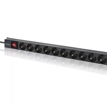 Qoltec aliumininis PDU stelažui | 16A | 16 x Schuko | Vertikalus | 1,8 m