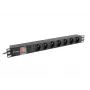 LANBERG PDU maitinimo skirstytuvas 1U, 16A, 7x 230V, 2m
