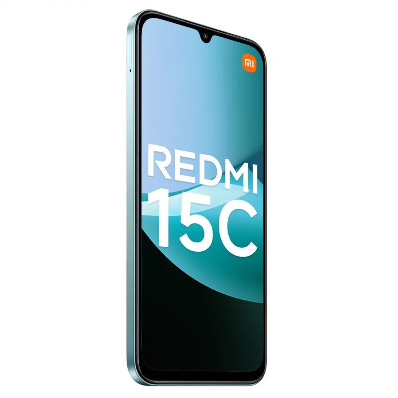 Išmanusis telefonas Xiaomi Redmi 15C 6,9 colio 4 GB RAM 128 GB atminties Mėtų žalia, 6000 mAh, 50 MP galinė, Helio G81-Ultra