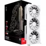 Vaizdo plokštė XFX Radeon RX 9070 XT – 16 GB GDDR6, 256 bitų, PCIe x16, 2400 MHz, 3 ventiliatoriai, balta, 325×65 mm