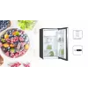 Laisvai pastatomas šaldytuvas MPM 112-CJ-16/AA — 82 l talpa, 69 l šaldytuvas, 11 l šaldiklis, pilkas, 480×500×840 mm, vyriai perstatomi, E klasė
