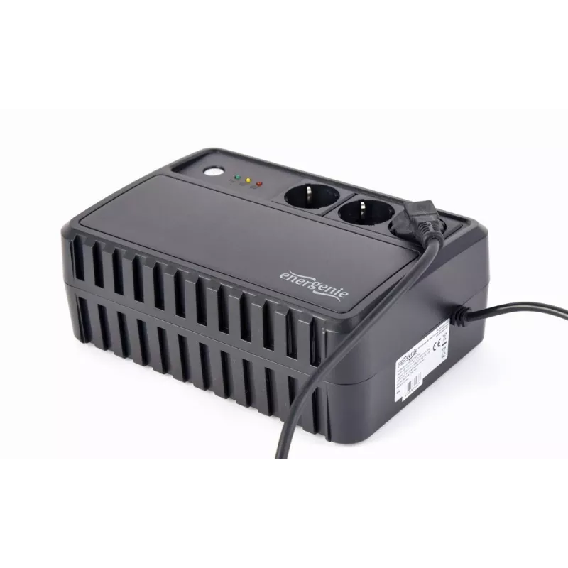 Nepertraukiamo maitinimo šaltinis Gembird EG-UPS-3SDT1000-01, linijinis-interaktyvus, 1 kVA / 600 W, 3 lizdai