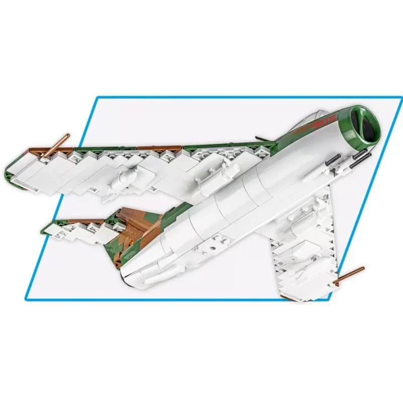 Konstruktorius Cobi Lim-5 MiG-17F Vokietijos Demokratinės Respublikos oro pajėgų modelis 5825, statybinis rinkinys