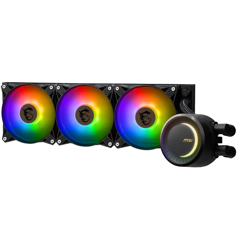 MSI MAG CORELIQUID E360 skysčio aušinimo rinkinys procesoriui, 12 cm, juodas