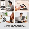 Dėklas su klaviatūra Combo Touch US iPad Pro 11 1,2,3 Gen pilka
