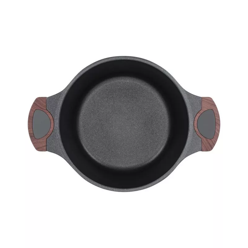 Puodas Resto Kitchenware Capella 2,6 L apvalus juodas medis