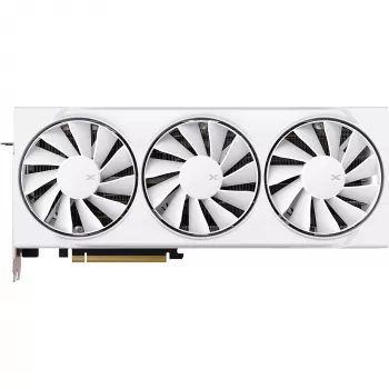 Vaizdo plokštė XFX Radeon RX 9070 XT – 16 GB GDDR6, 256 bitų, PCIe x16, 2400 MHz, 3 ventiliatoriai, balta, 325×65 mm