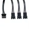 Vidinis maitinimo kabelis Alphacool 18602 0,6 m 3 kontaktų tiesus